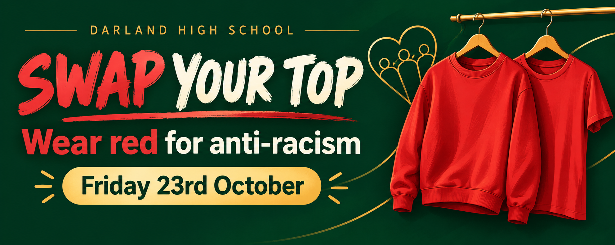 Swap Your Top – Wear Red for Anti-Racism